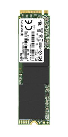 TRANSCEND MTE662T2 512GB 3K P/E SSD disk M.2 2280, PCIe Gen3 x4 NVMe 1.3 (3D TLC), 3500MB/s R, 2700MB/s W, tray balení