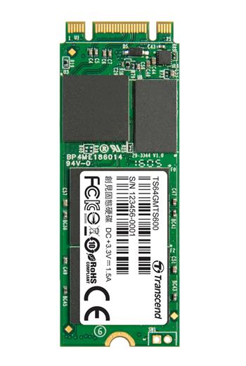 TRANSCEND MTS600 64GB SSD disk M.2 2260, SATA III