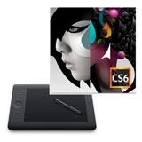 Wacom Intuos 5 M ( A5 Wide USB) tablet - len bundle s CS6 Design Standard