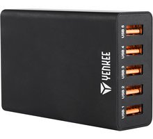 YENKEE YAC 3005BK USB nabiječka 5port 8A