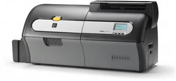 Zebra Printer ZXP Series 7; Single Sided, UK/EU Cords, USB, 10/100 Ethernet, Contact Station, ISO HiCo/LoCo Mag S/W selectable