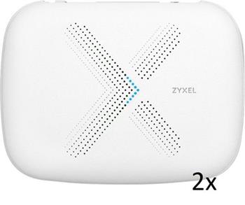 Zyxel Multy X WiFi System (Pack of 2) AC3000 Tri-Band WiFi, MU-MIMO Mesh Wireless concept with 1733Mbps (5GHz) backhaul